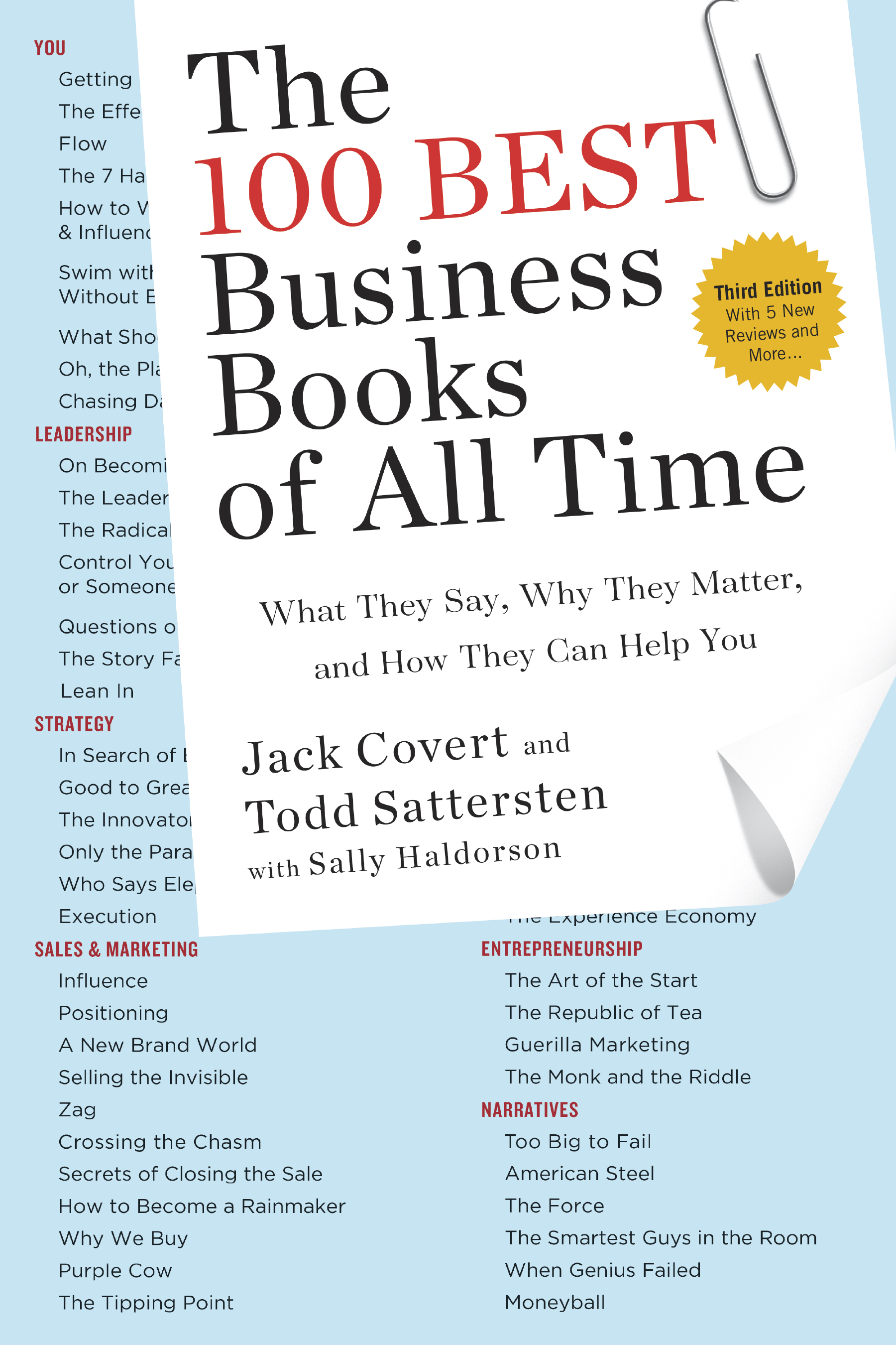 Buy The 100 Best Business Books Of All Time By Jack Covert Todd Sattersten Sally Haldorson In 